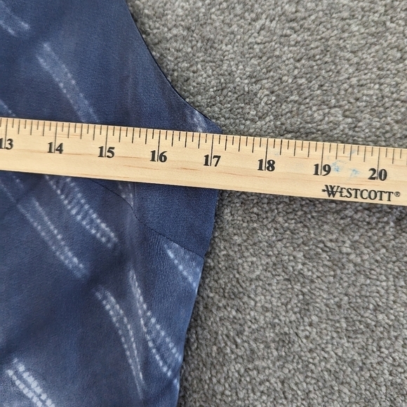 ANNE Klein abstract print sleeveless silk dress size 8 - Picture 6 of 13